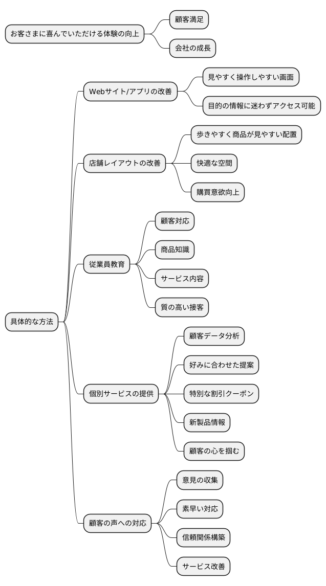 顧客体験の向上