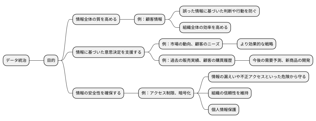 データ統治の目的