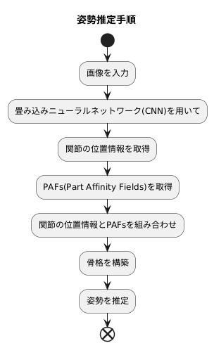 姿勢推定の手順